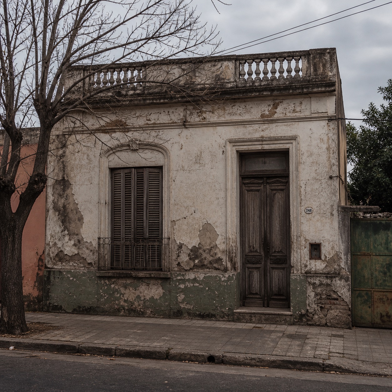 Propiedad antes de la transformación